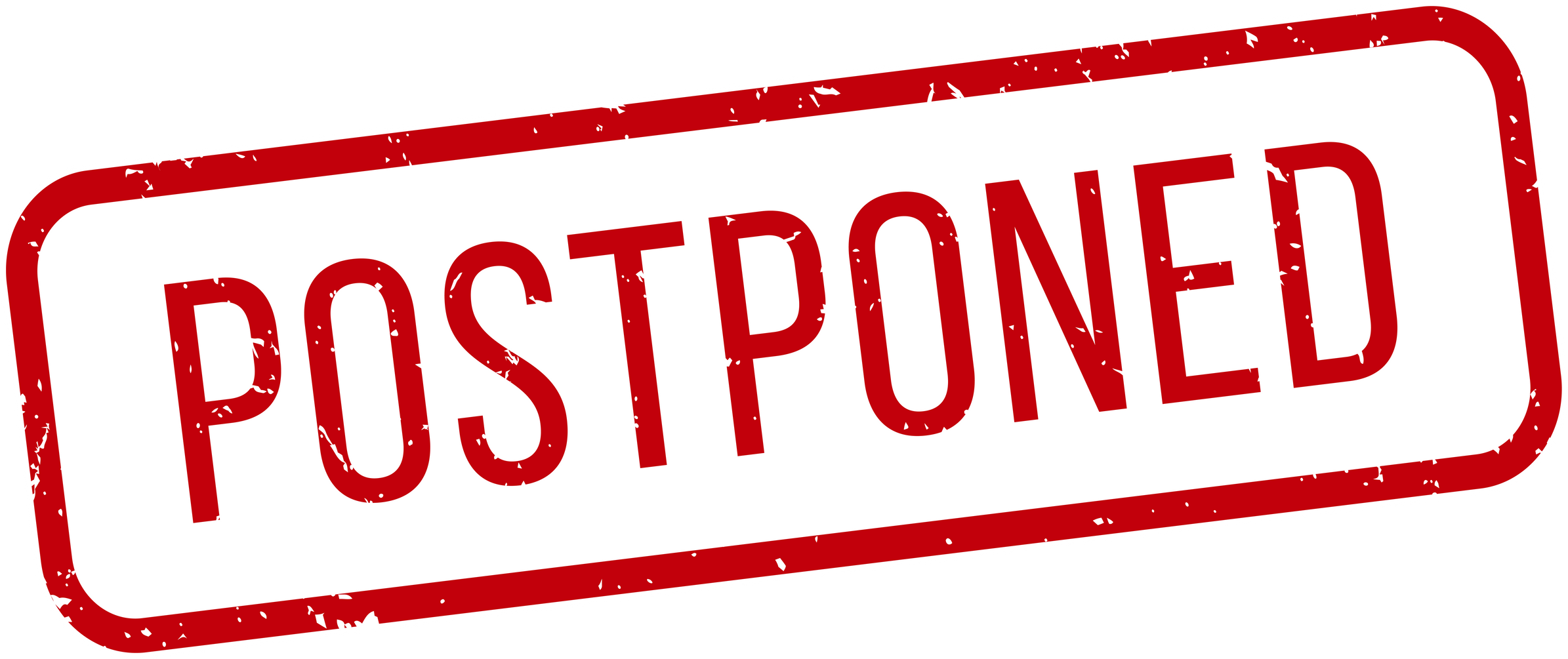 Postponed rubber stamp